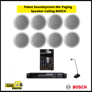 Paket PA System Mic Paging Speaker BOSCH - 8 Speaker